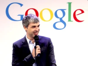 Larry Page hablando